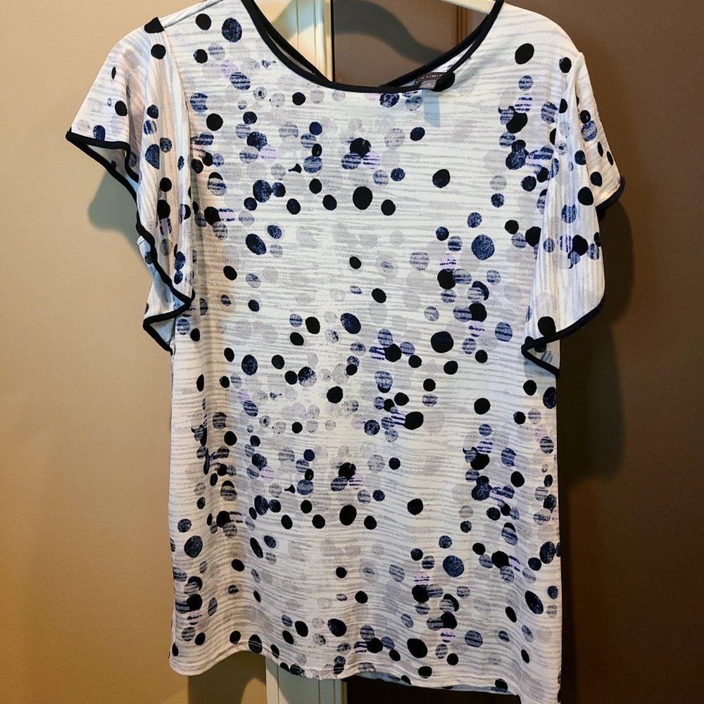 The Limited flutter sleeve top